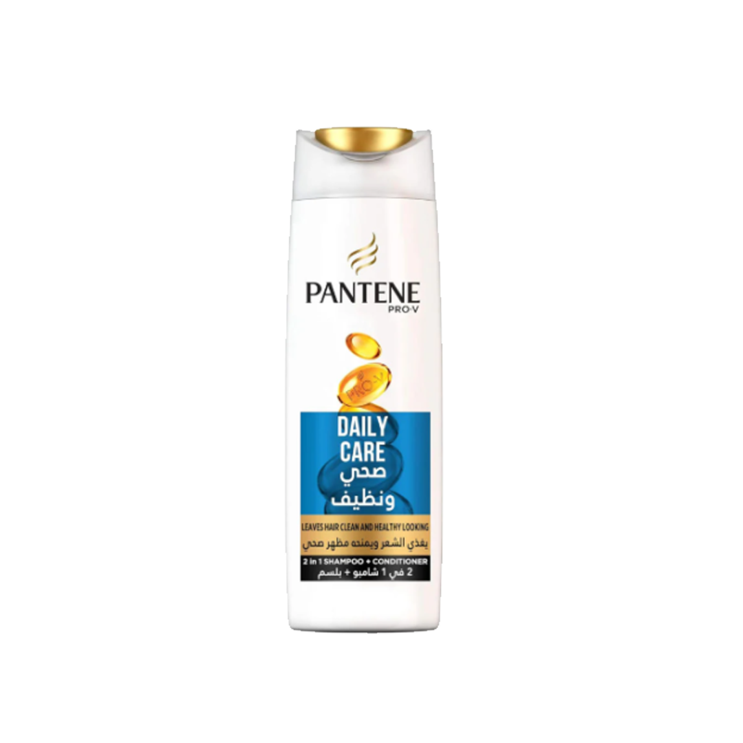 Pantene Shampoo 2 in 1 Daily Care 190ml بانتين شامبو صحي ونظيف 190مل