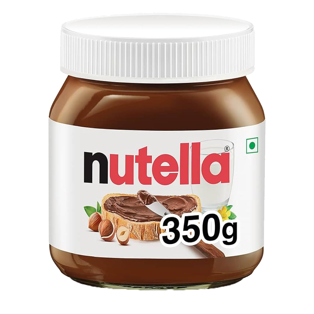 Nutella Hazelnut Spread With Cocoa 350gm نوتيلا كريمة البندق والكاكاو 350غم