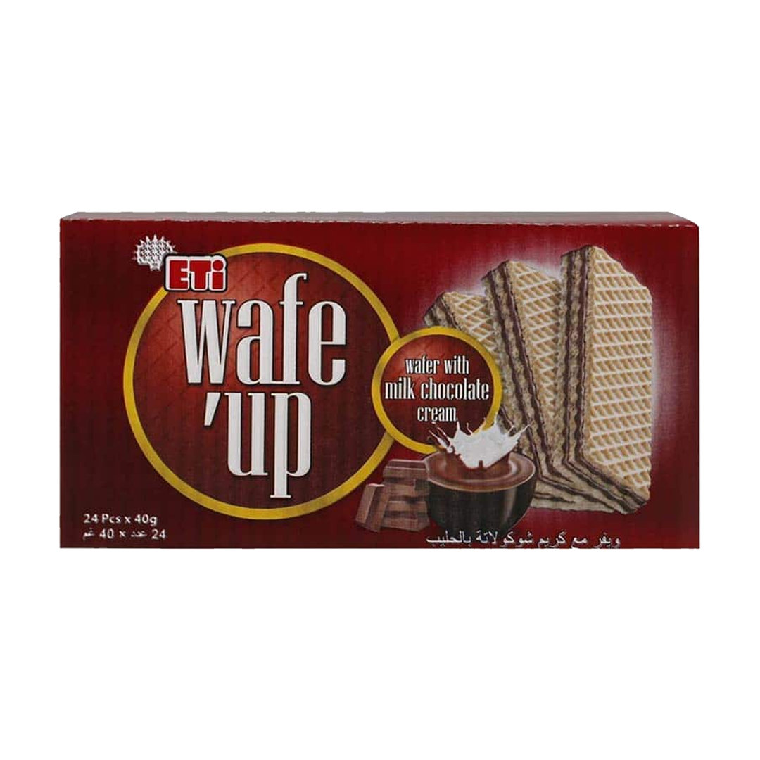 WAVE UP MILK CHOCOLATE WAFER 40G ويف اب ويفر شوكولاته بالحليب 40غم