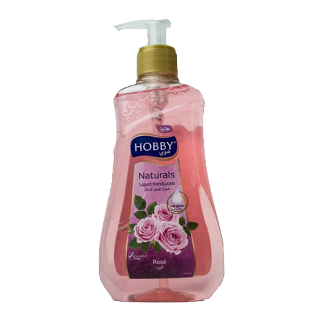 Hobby Liquid Handwash Rose 400ml هوبي غسول اليدين السائل الورد 400مل