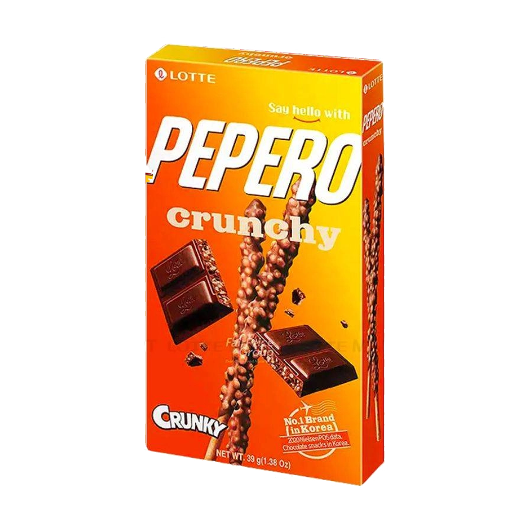 Lotte Pepero Crunchy 39g بيرو كاندي بسكوت 39غم