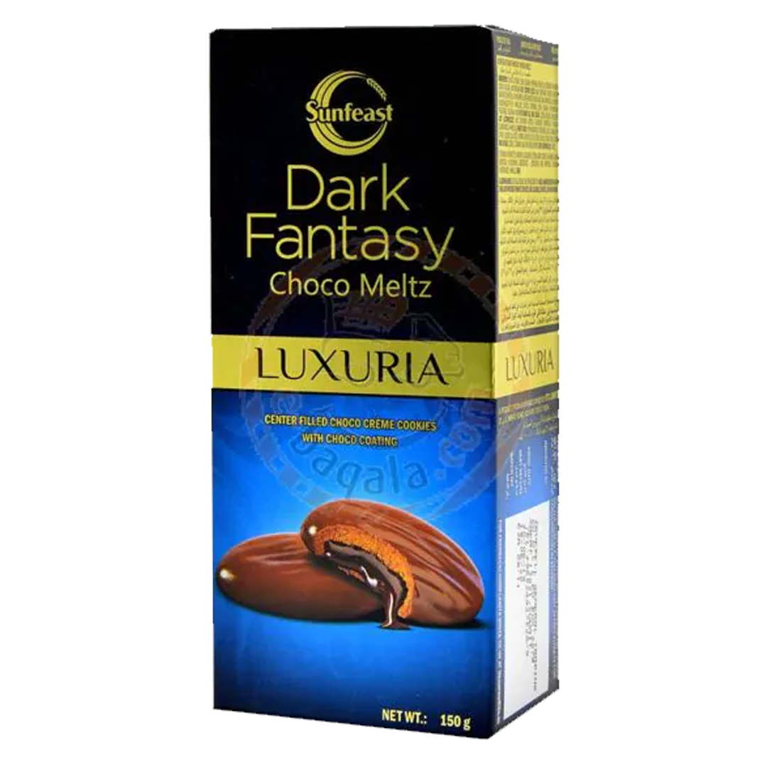 Sunfeast Dark Fantasy Choco Meltz 150gm صن فيست دارك فانتاسي كوكيز محشو بالشوكولاتة 150جم