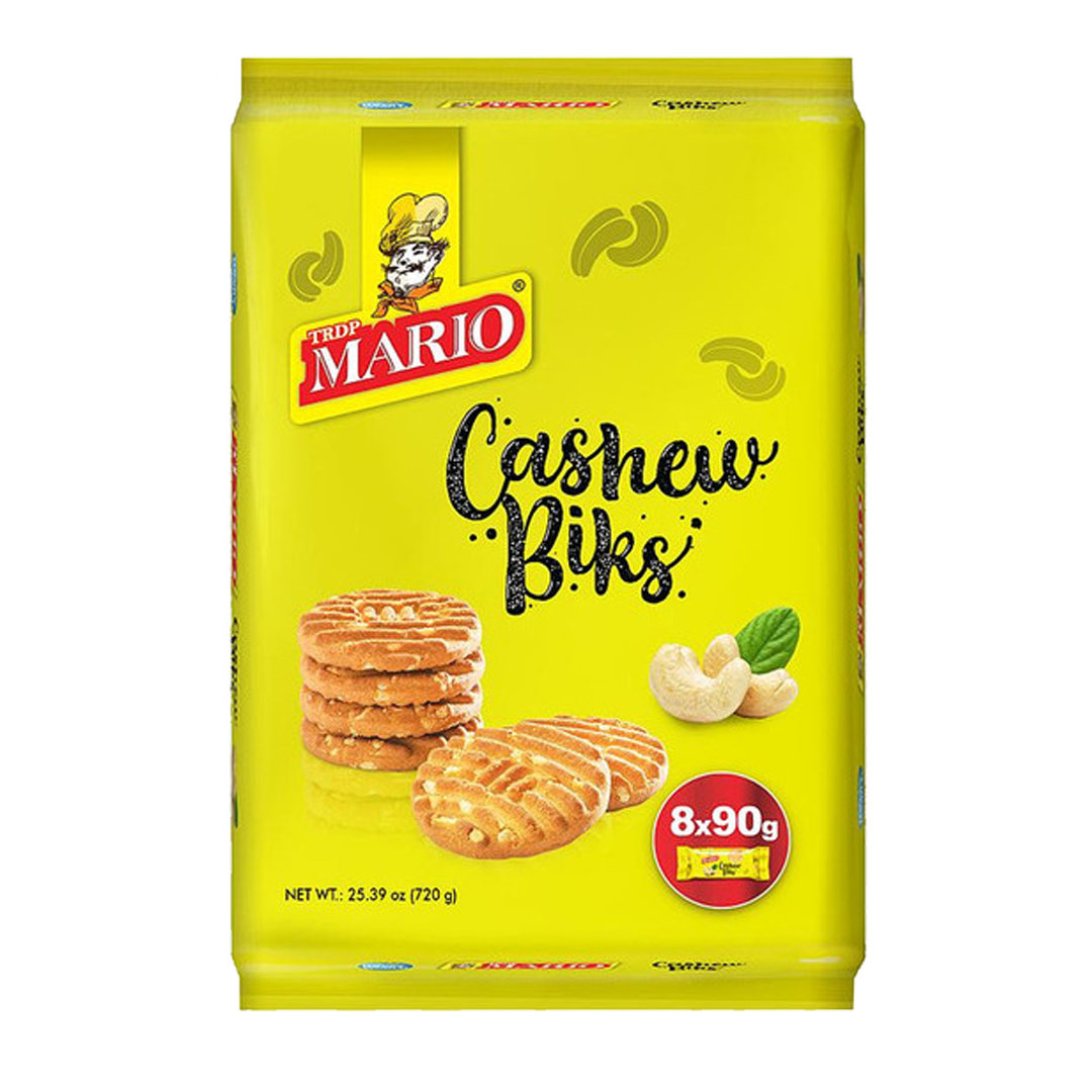 Mario Cashew Biks Biscuits 90gm ماريو بسكويت بطعم الكجو شدة 90غرام