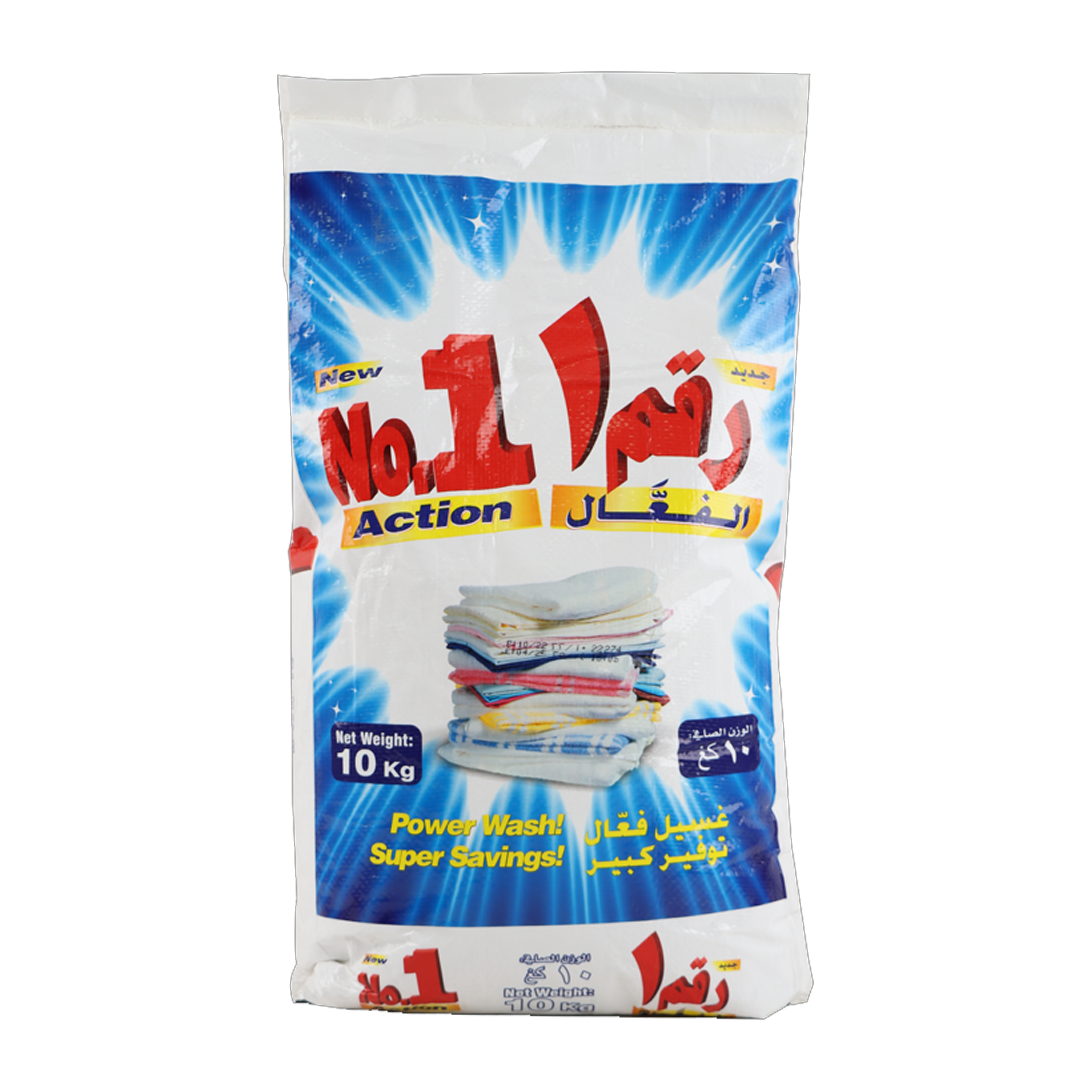 NO.1 DETERGENT POWDER 10KG ان دي سي بودرة 10 كيلو