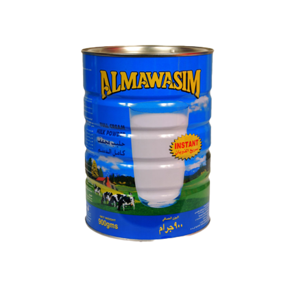 Almawasim Milk Powder 900gm المواسم حليب مجفف كامل الدسم 900غم