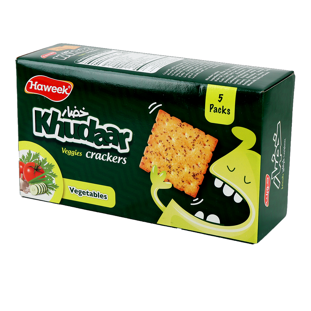 Haweek Khudaar Crackers Vegetables 110g حويك بسكويت خضار 110غ