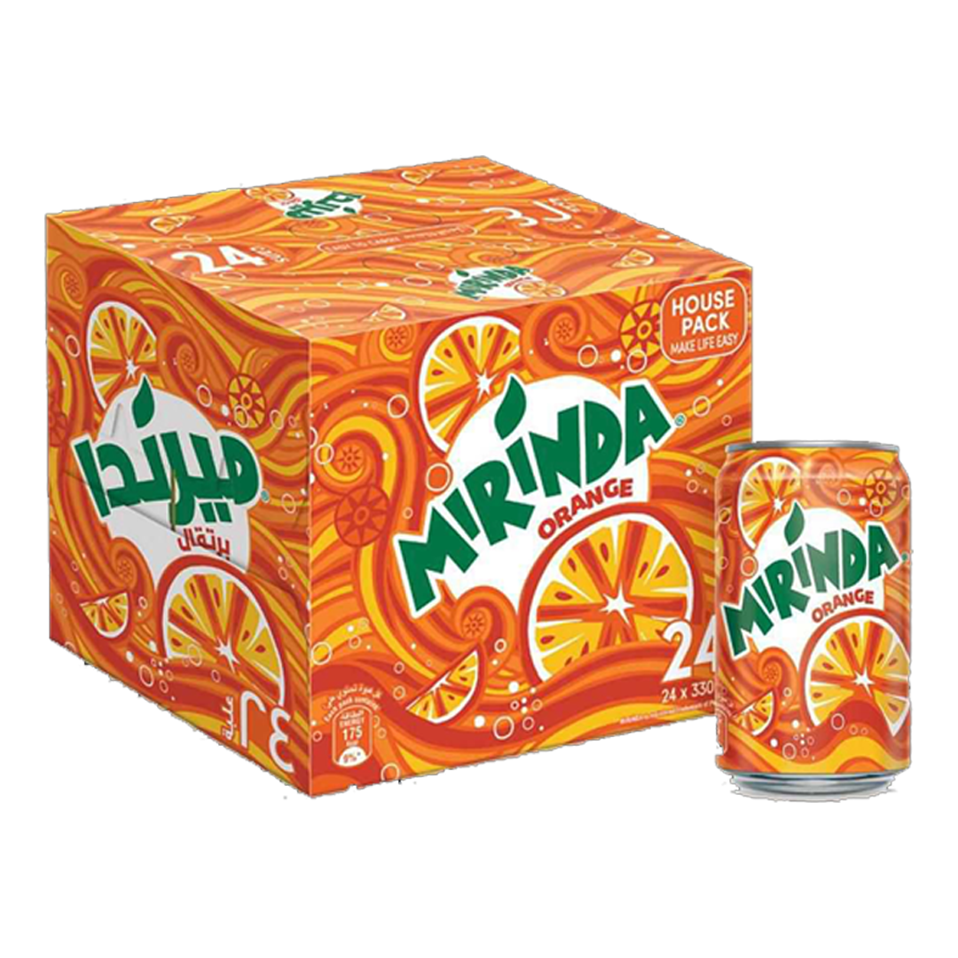 ميرندا برتقال 325مل Mirinda Orange Can 325mlx24