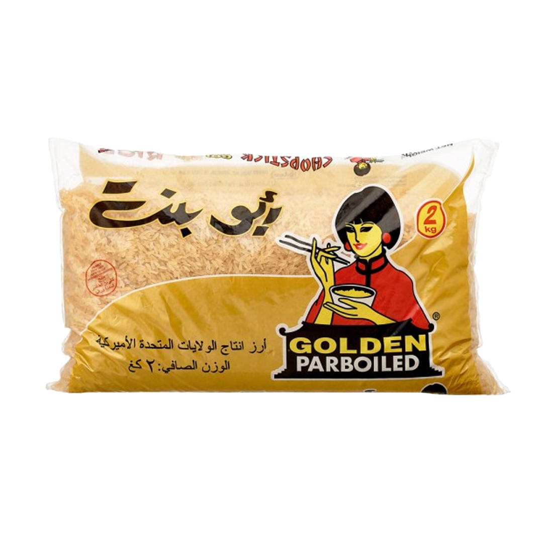 Abu Bint Golden American Rice 2kg أبو بنت أرز أمريكي ذهبي 2كجم