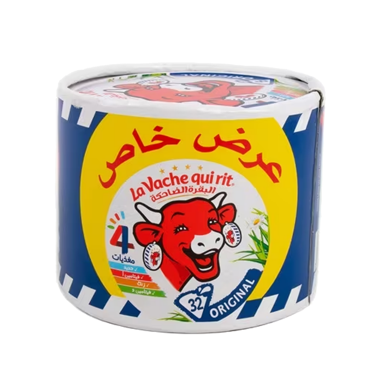 Lavache Quirit 4x8Portion 480 g البقرة الضاحكة جبن مثلثات 8*4 480 جرام