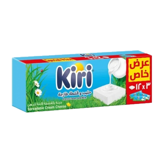 Kiri Cream Cheese Spread 3*200gm كيري جبن بالحليب  والقشطة عرض 3*200