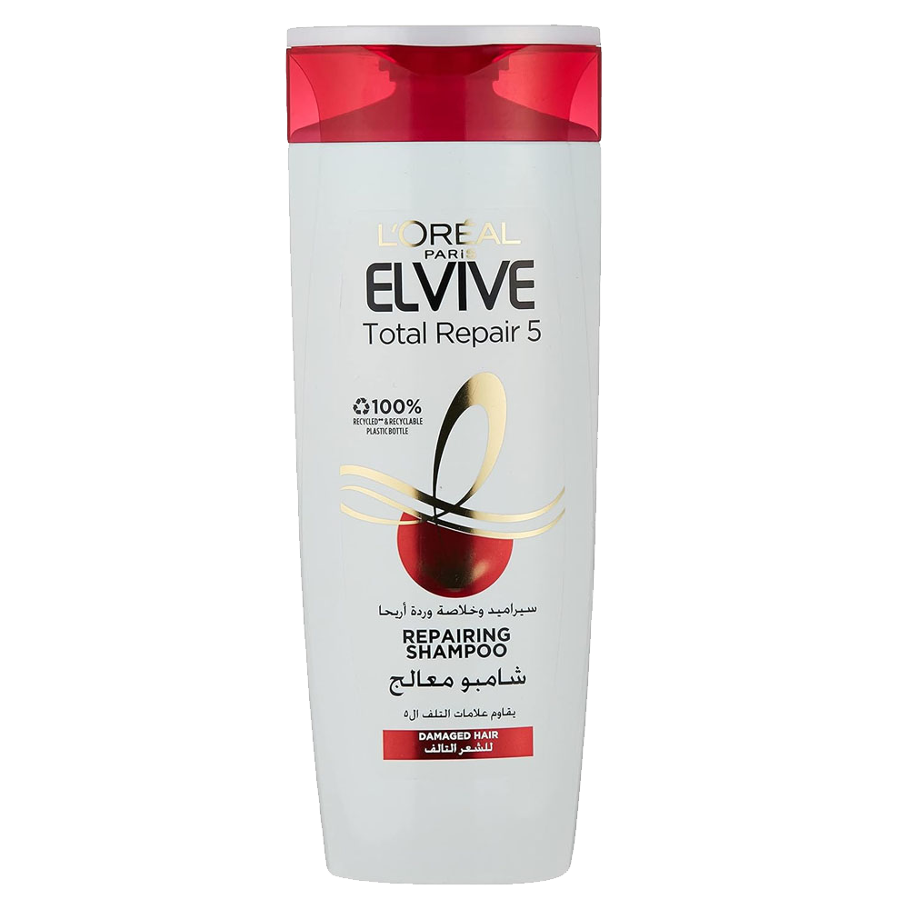 Loreal Elvive Repairing Shampoo Damaged Hair 400ml رويال باريس شامبو الفيف معالجة كاملة 400مل