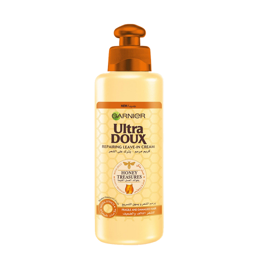 Garnier Ultra Doux Honey Treasures Leave-In 200 ml غارنية الترا دوكس ليفي كريم عسل ملكي للشعر التالف 200مل