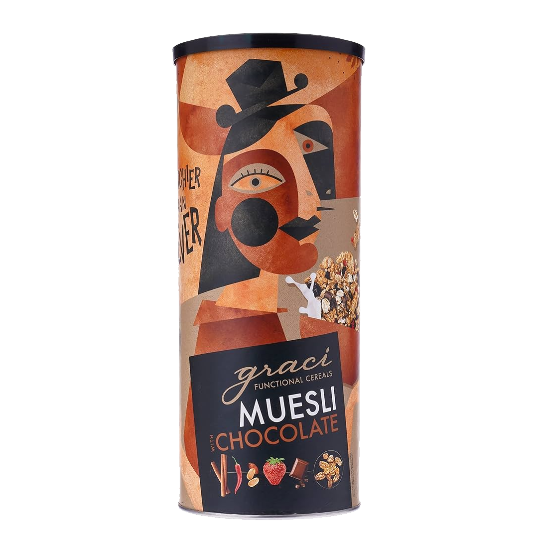 Gfaci Muesli Chocolate 500 g جريسي ميوزلي بالمكسرات 500 جرام
