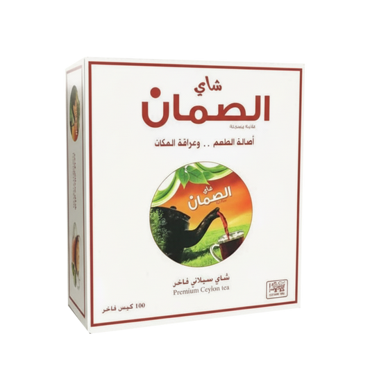 Al Suman Tea Bags Ceylon Premium White 100's الصمان شاي سيلاني فاخر 100كيس