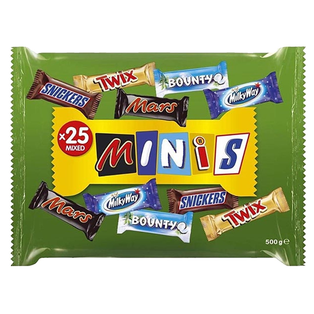 Best of our Minis Bag 18x1 500g منيز شكولاته مشكلة 500غم