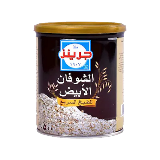 GREENS WHITE OATS 500G جرينز شوفان الابيض500غ