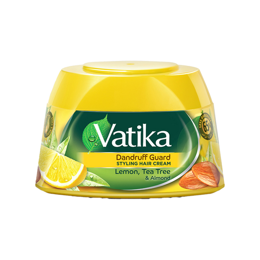 Vatika Hair Styling Cream Dandruff Guard 140 ml فاتيكا كريم تصفيف الشعر ليمون وشجرة الشاي 140 مل