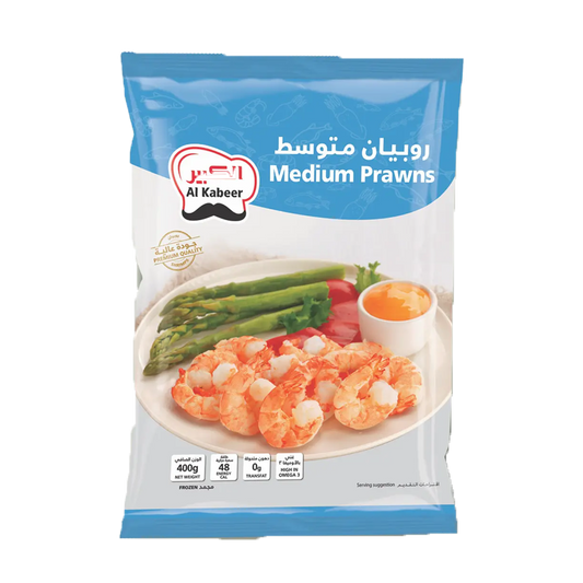 Alkabeer Prawns Medium 400g الكبير روبيان 400 جرام