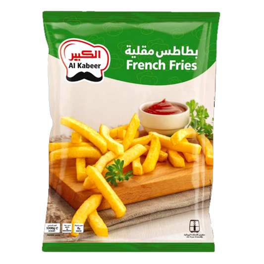 Al Kabeer French Fries 1 kg الكبير بطاطس مقليه مجمد 1000غم