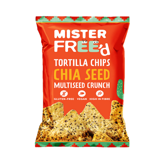 Mr. Fred Nutella Chips Cabbage Chiah Seeds 12*135 g مستر فريد رقائق التورتيلا ببذور الشيا 12*135 جرام