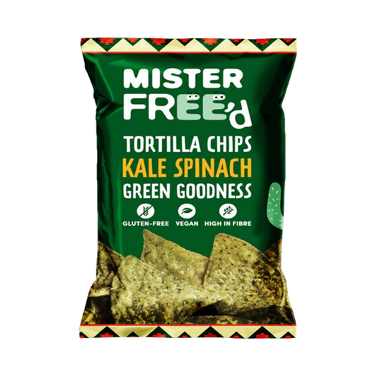 Mr. Fred Nutella Chips Spinach Cabbage 12*135g مستر فريد رقائق التورتيلا كرنب سبانخ 12*135 جرام