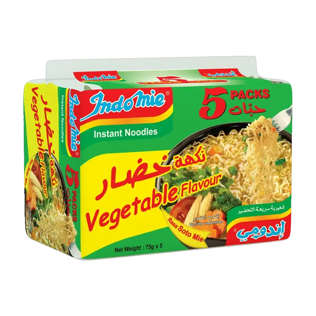 اندرومي نكه خضار 75غم | إندومي - شعيرية سريعة التحضير بنكهة الخضار 75 جرام