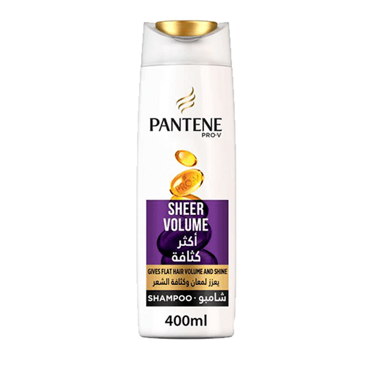 Pantene Sheer Volume Shampoo 400ml بانتين شامبو اكثر كثافة 400مل