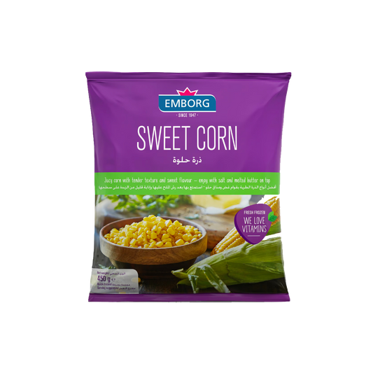 Emborg Sweet Corn 450 gr القريشي امبورج ذرة حلوة 450 جرام
