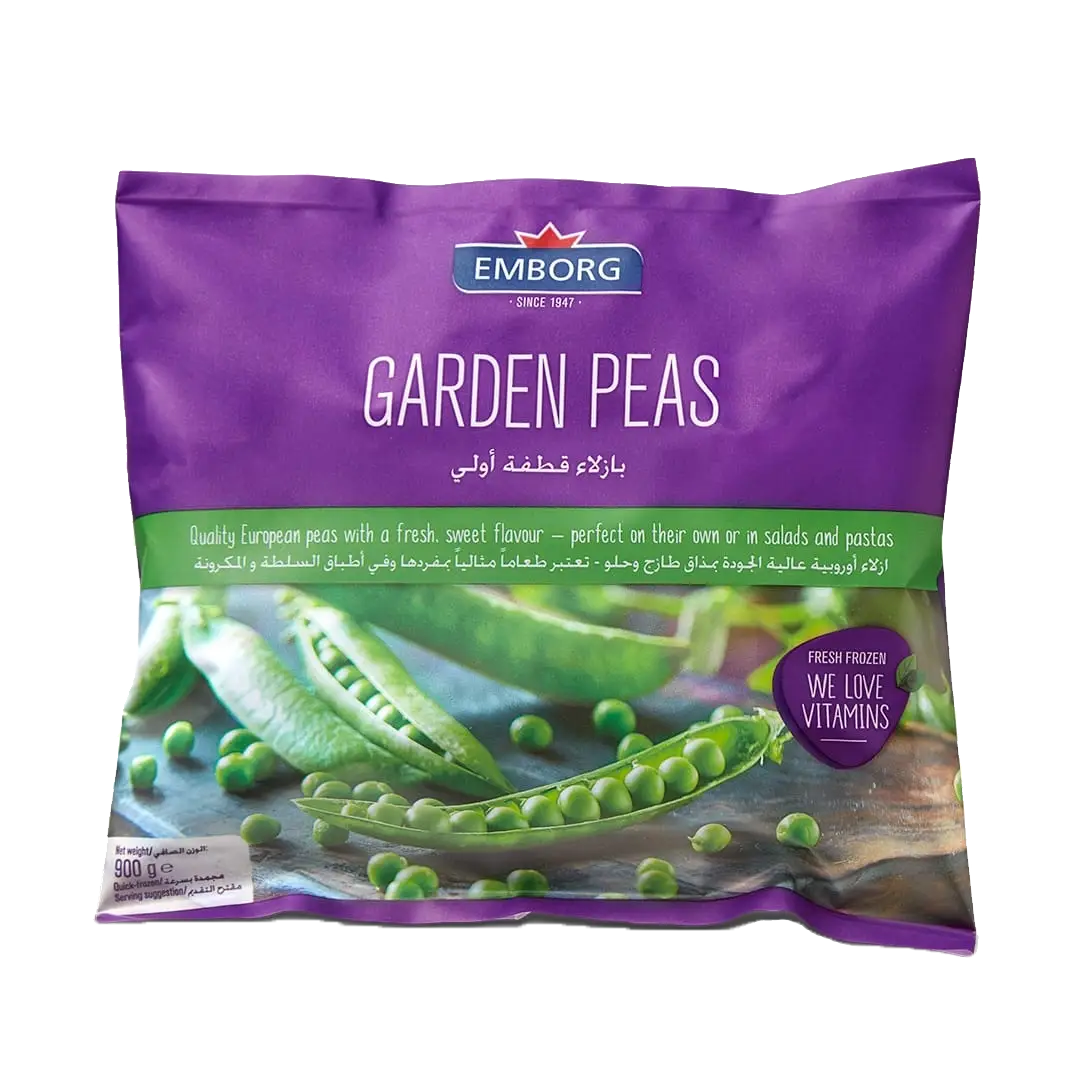 القريشي امبورج بازلاء خضراء 900 جرام Emborg Garden Peas 900g