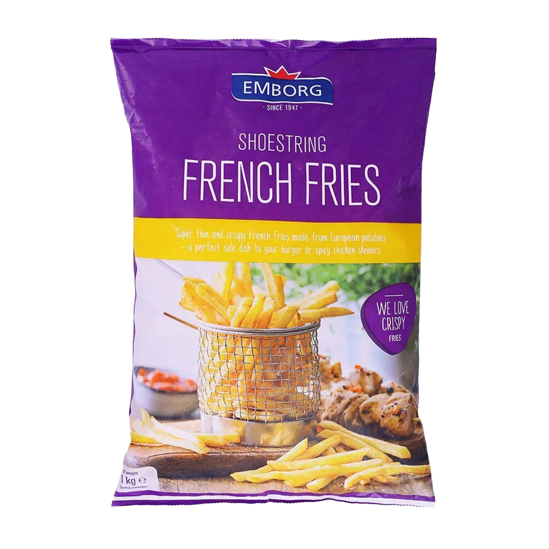 Emborg French Fries 2.5 kg القريشي امبورج بطاطس مقلية رفيعة 2.5 كيلو