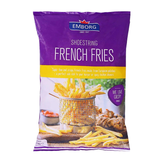 Emborg French Fries 2.5 kg القريشي امبورج بطاطس مقلية رفيعة 2.5 كيلو