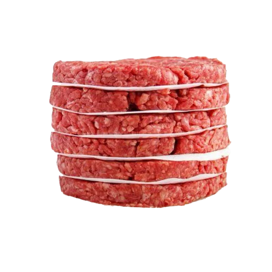 6-piece beef burger برجر لحم صحن 6  حبات
