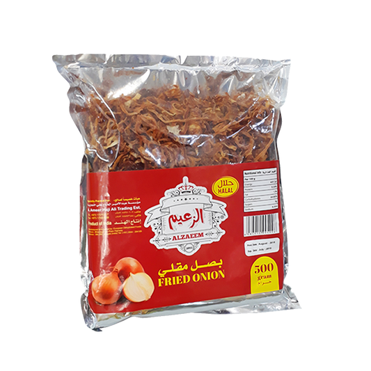 Alzaeem Fried Onion 400g الزعيم بصل مقلي 400 جرام