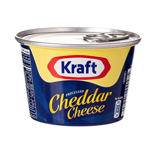 Kraft Processed Cheddar Cheese 190gm كرافت جبنة تشدر مطبوخة 190غ