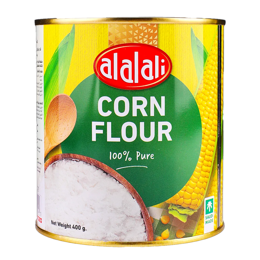 Alalali Corn Flour Can 400gm العلالي نشا ذرة 450غم