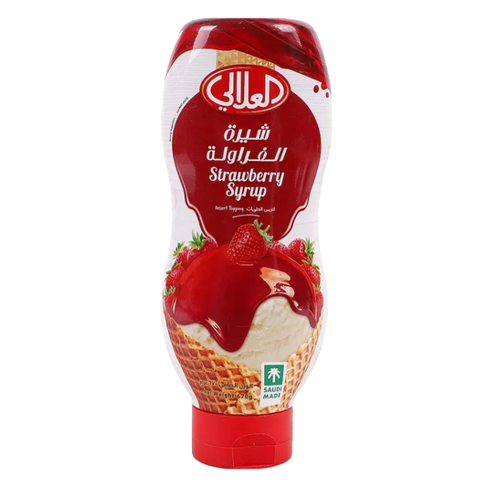 AL ALALI STRAWBERRY SYRUP 670ml العلالي شيرة الفراولة 670 مل