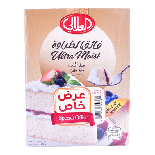 Alalali Ultra Moist Cake Mix White 500g العلالي خليط كيك ابيض 500 جرام