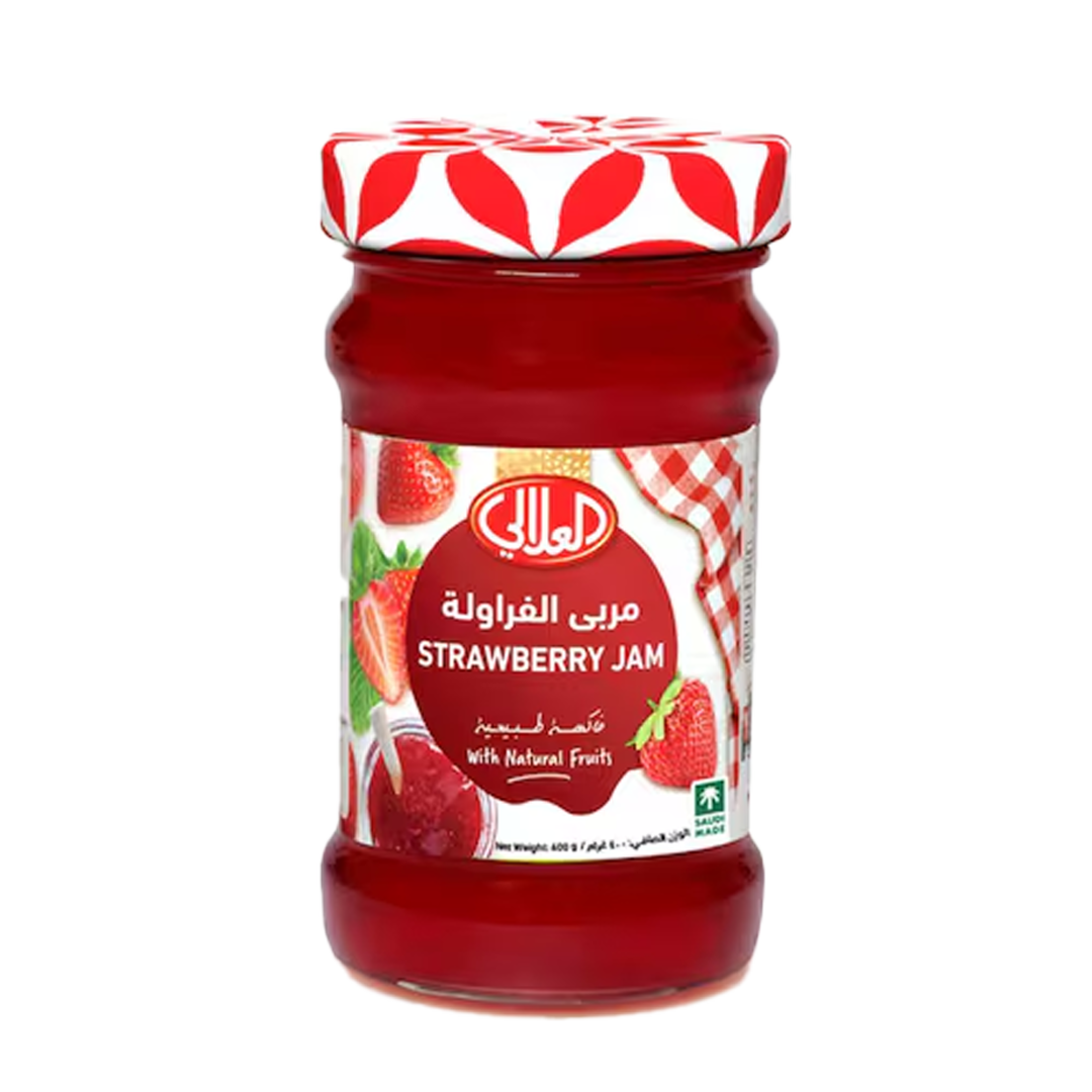 Alalali Strawberry Jam 400gm العلالي مربى الفراولة 400غم