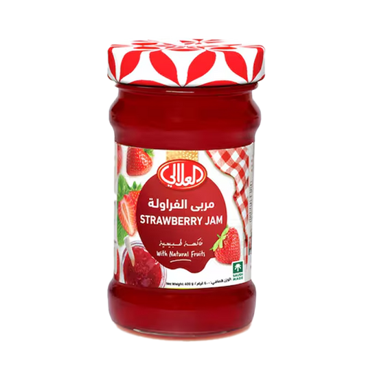 Alalali Strawberry Jam 400gm العلالي مربى الفراولة 400غم