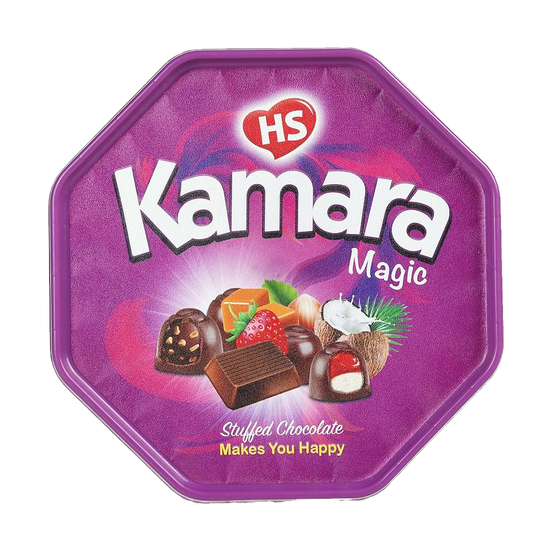 Kamara Stubbed Chocolate With Cocoa Butter 650/700g اتش اس كمارا شوكلاتة ذهبي كاكاو 700/650 جرام