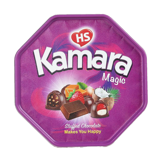 Kamara Stubbed Chocolate With Cocoa Butter 650/700g اتش اس كمارا شوكلاتة ذهبي كاكاو 700/650 جرام