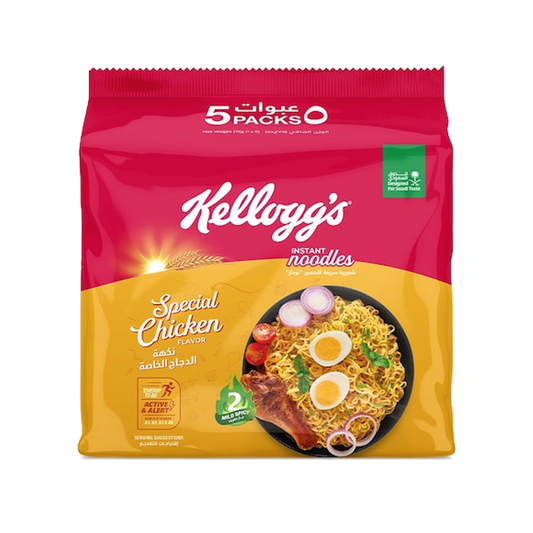 Kelloggs Instant Noodles Special Chicken Flavor 75g كيلوجز شعيرية سريعة التحضير نكهة الدجاج الخاصة 75 جرام