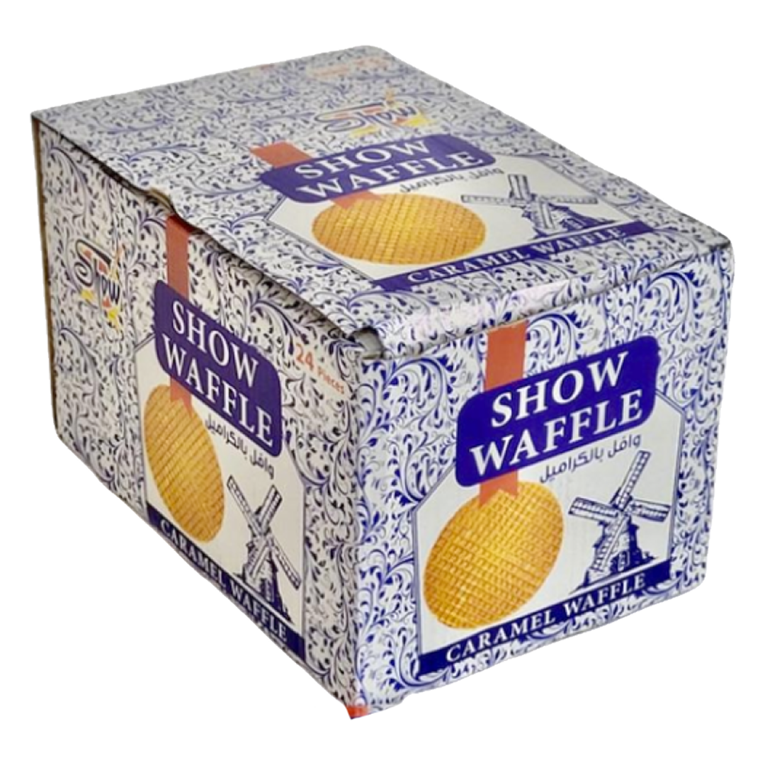 Show Caramel Waffle 24x38g شو وافل كراميل 38غم