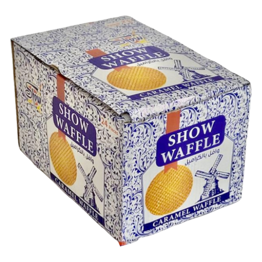 Show Caramel Waffle 24x38g شو وافل كراميل 38غم
