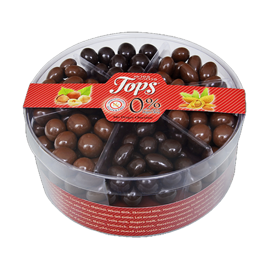 Tops Mix Dragee Chocolate Zero Sugar 500g توبس شوكولاتة مشكلة بدون سكر خالية من الجولتين 500جرام