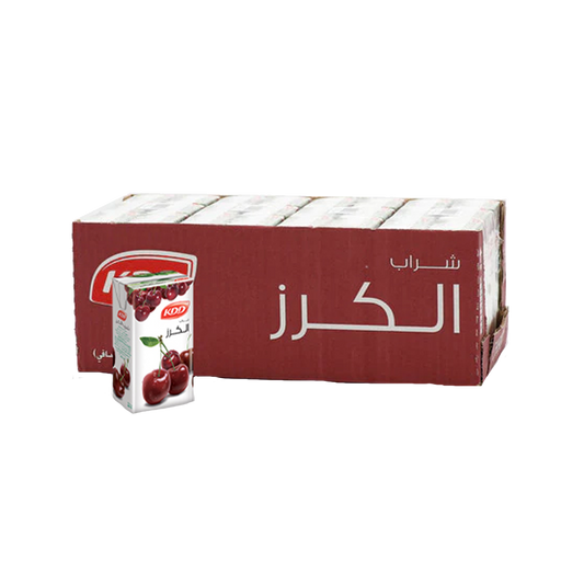 KDD Cherry juice 180ml x 24 كي دي دي عصير كرز 180مل