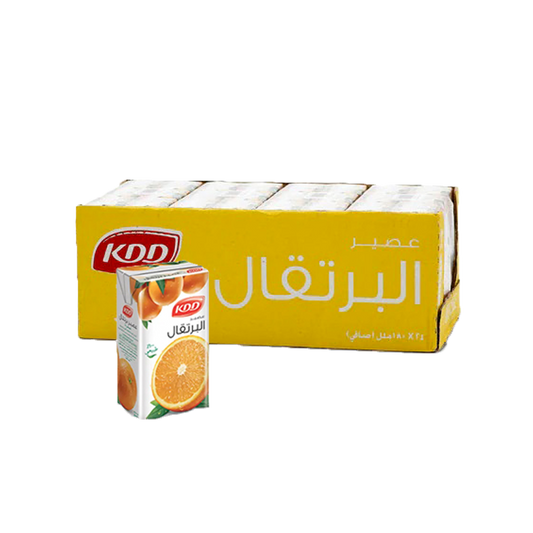 KDD Orange 180ml x 24 كي دي دي برتقال 180مل
