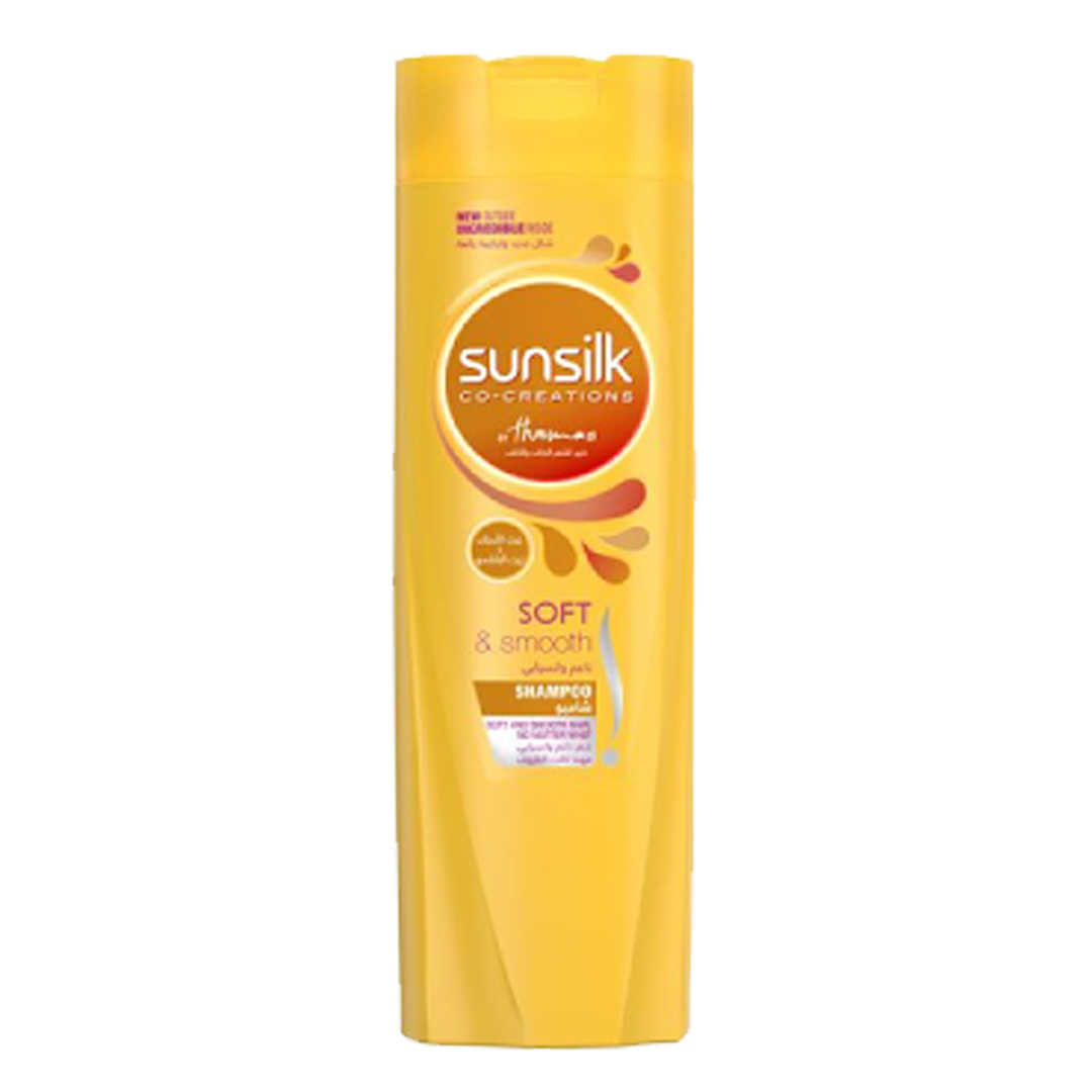 Sunsilk Shampoo Soft & Smooth 400ml صانسيلك شامبو ناعم وانسيابي 400 مل