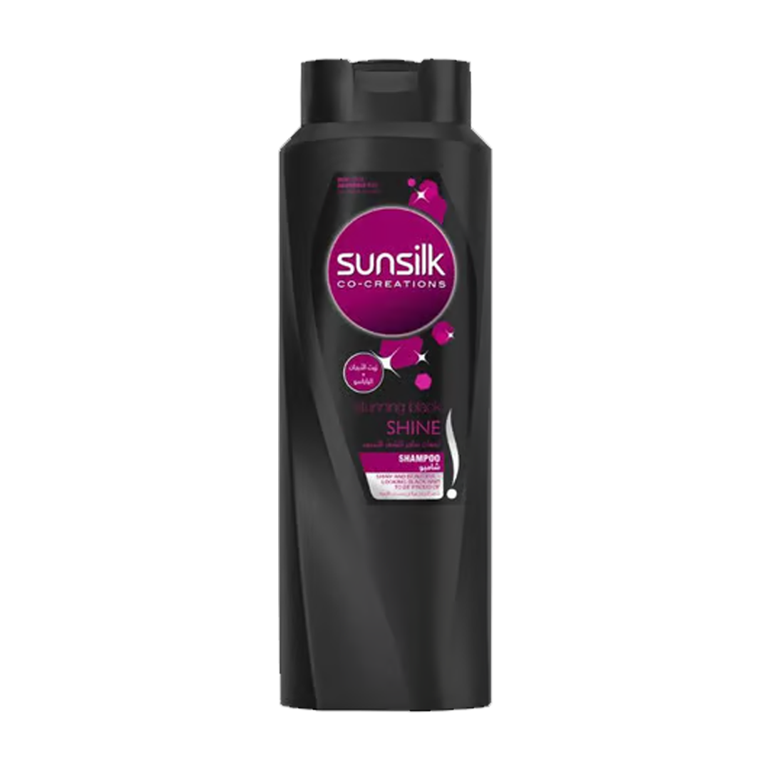 Sunsilk Shampoo Stunning Black Shine 700ml صانسيلك شامبو اسود 700 م