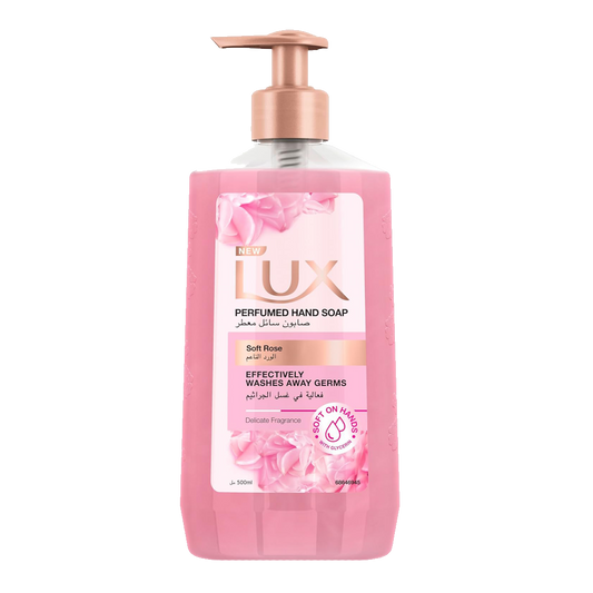 Lux Soft Rose Perfumed Liquid Hand Wash 500ml لوكس الورد الفرنسي500 مل